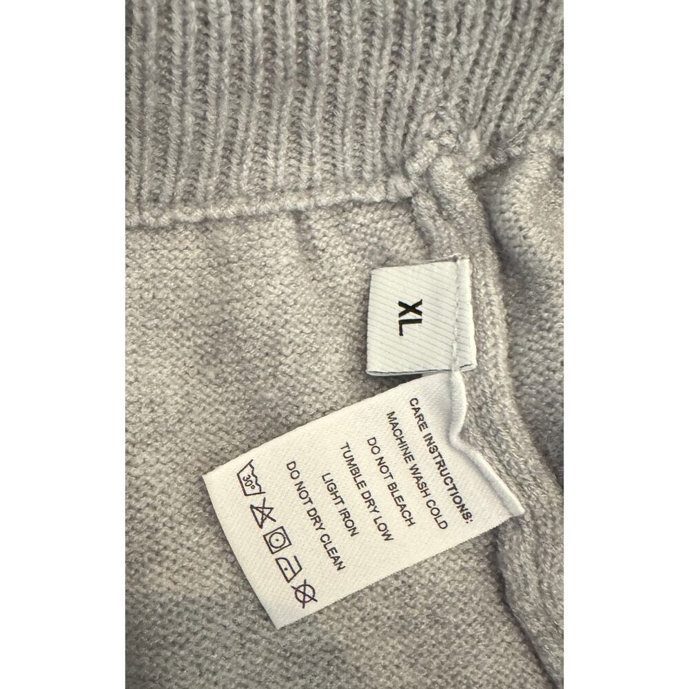 ZARA Wide Leg Knit Sweatpants w/ Heart Leisure Casual Lounge Size XL - Picture 4 of 4